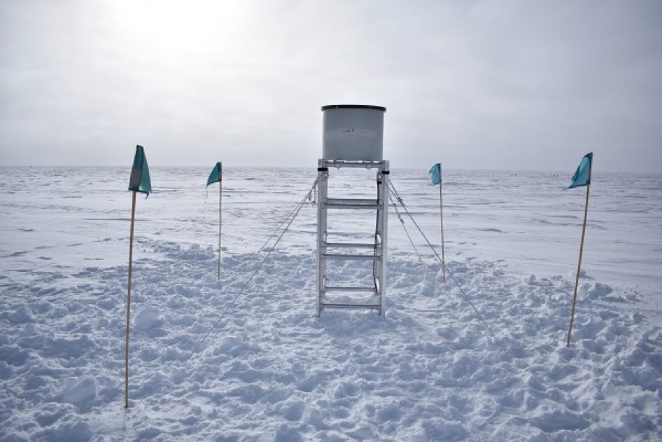 Rysewyk helped install a field-deployable version of IceACT on the surface near the IceCube Laboratory to verify that telescopes could be deployed over the Antarctic winter without being buried by drifting snow.
